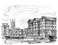 the docks